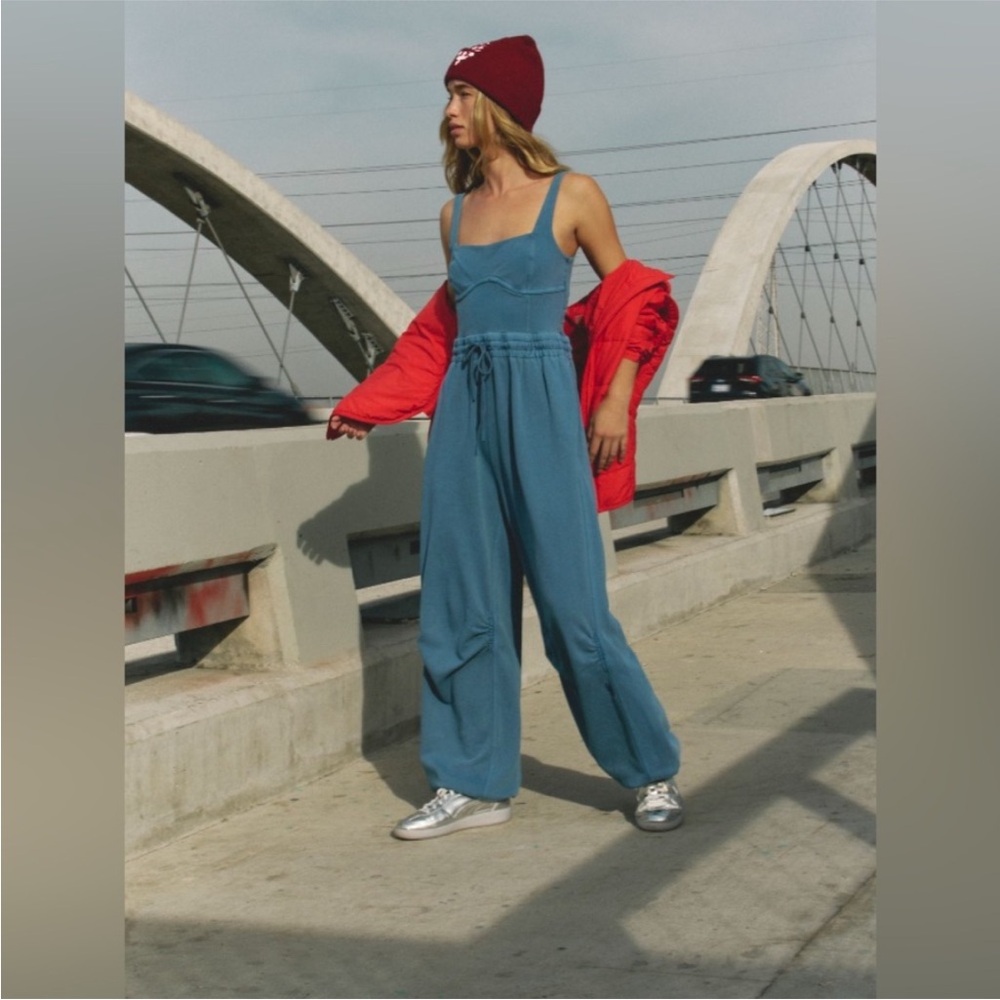 NWT Free People Movement Inbound Onesie. Skyline. XS.